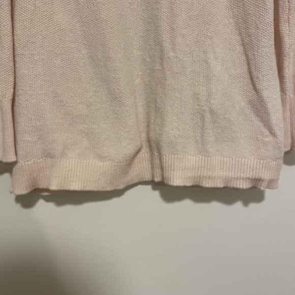 LOFT size M light pink open cardigan - Picture 6 of 6